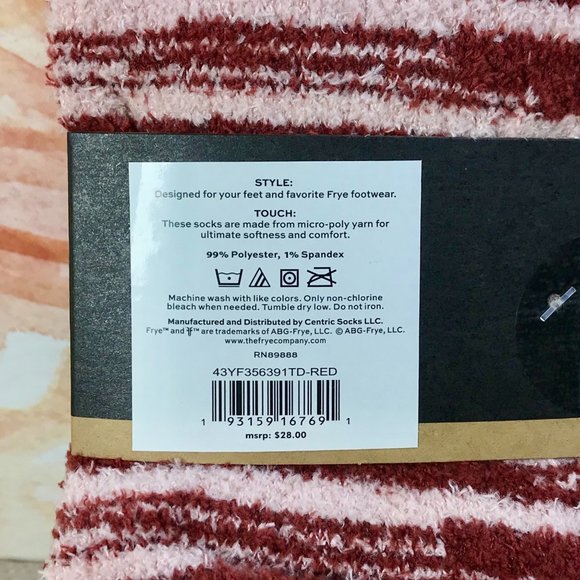 Frye Women's 2 Pairs Supersoft Plush Fuzzy Warm Boot Socks - Picture 5 of 5